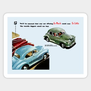 MORRIS MINOR - advert Magnet